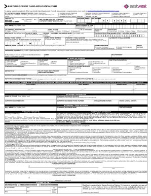 eastwest bank credit card online application